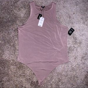 [NWT] Express Tan Body Contour Tank Bodysuit